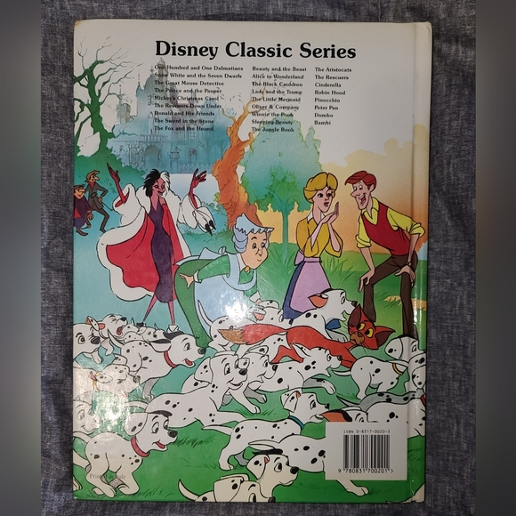 Disney One Hundred and One Dalmatians oversize 1991 book - Picture 4 of 4